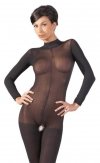 Uwodzicielski bodystocking seks kombinezon z długim rękawem S/M