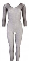 Uwodzicielski bodystocking seks kombinezon z dziurką S-L