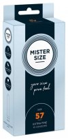 Prezerwatywy naturalny lateks Mister Size 57mm 10 sztuk