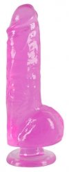 Grube dildo żelowe na przyssawce 22 x 4.7 cm
