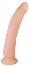 Realistyczne zakrzywione dildo z przyssawką 24 cm