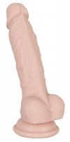 Naturalne żylaste dildo z przyssawką 18 cm