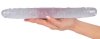 Podwójne żelowe dildo przeźroczyste 34 cm