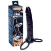 Strap-on nakładka na penisa dildo analne z pierścieniem na jądra 16 cm