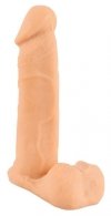 Realistyczne dildo na przyssawce penis z jądrami 20 cm