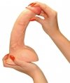 Elastyczne realistyczne dildo na przyssawce 23 cm