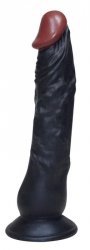 Afrykańskie żylaste dildo realistyczny penis 23 cm