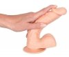 Realistyczny penis z jądrami na przyssawce 20 cm 