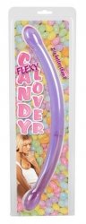 Długie giętkie dwustronne dildo dla lesbijek 44 cm