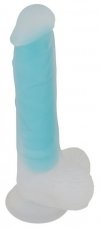 Dildo żelowe świecące w ciemności 20 cm