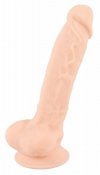 Penisa dildo z silexpanu twardy lub miękki od temperatury Silexd 18cm