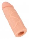 Realistyczna nakładka na penisa przedłużka żylasta + 4 cm