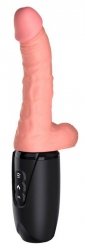 Posuwiste wibrujące dildo sztuczny penis 16,5 cm