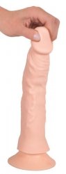 Elastyczne wibrujące dildo na przyssawce 21,5 cm