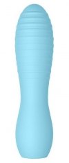 Cuties mini wibrator masażer z wypustkami niebieski