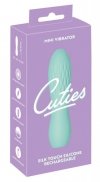 Cuties mini wibrator masażer z wypustkami  zielony