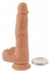 Realistyczne wibrujące dildo wibrator sterowany pilotem 