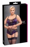Fioletowy komplet sexy bielizny Cottelli XL