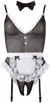 Seksowne body strój pokojówki Cottelli XL