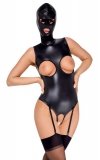 Zestaw otwarte body i maska bdsm Bad Kitty Body & Mask M