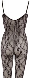 Uwodzicielski bodystocking koronkowy kombinezon erotyczny L/XL