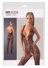 Seksowny bodystocking kombinezon z perłami  L/XL