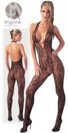 Seksowny bodystocking kombinezon z perłami  L/XL