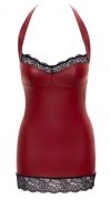 Erotyczna sukienka czerwona mini koronka Cottelli XL