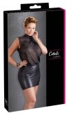 Prześwitująca sex sukienka czarna Cottelli 2XL