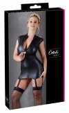 Sex sukienka mini z pasem do pończoch Cottelli S