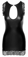Sukienka sexy mini czarna z koronką Cottelli XL