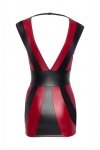 Sukienka mini czarno czerwona Cottelli S