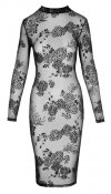 Dress flock print L