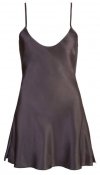 Satynowa sexy koszlka babydoll czarna Cottelli M