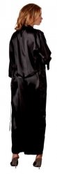 Kuszące kimono długi sex szlafrok Cottelli 2XL/3XL