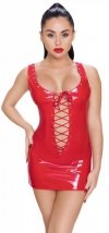 Vinyl dress red M