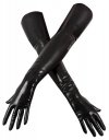 Latex gloves lateksowe czarne rękawiczki M