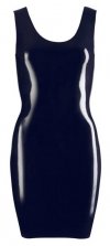 Lateksowa mini sukienka czarna S