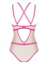 Obsessive Nudelia body różowe  S/M