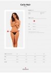Celia Noir thong   XS/S