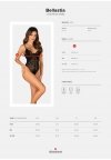 Bellastia seksowne body z dziurką otwarte M/L