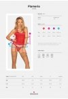 Obsessive Flameria gorset i stringi  S/M