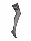 Obsessive 810-STO-1 pończochy czarne  S/M