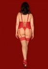 Obsessive Blossmina pończochy  4XL/5XL