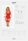 Ingridia czerwony gorset i stringi  M/L