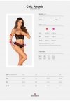 Obsessive Chic Amoria seksowny komplet 2-częściowy otwarty   XS/S