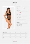 Obsessive Nesari body otwarte czarne XS/S