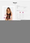 Obsessive Nesari czarny gorset i stringi  M/L