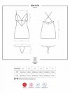 Bielizna-828-CHE-1 koszulka i stringi  S/M
