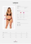 Bielizna erotyczna biustonosz i stringi Latinesa Obsessive   M/L